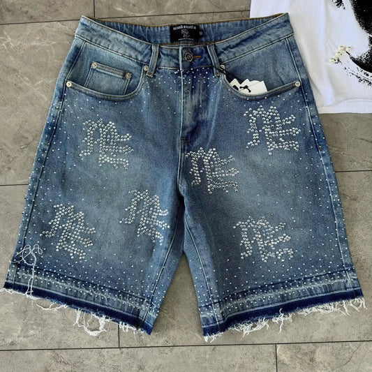 Mixed Emotion Retro Jeans Shorts