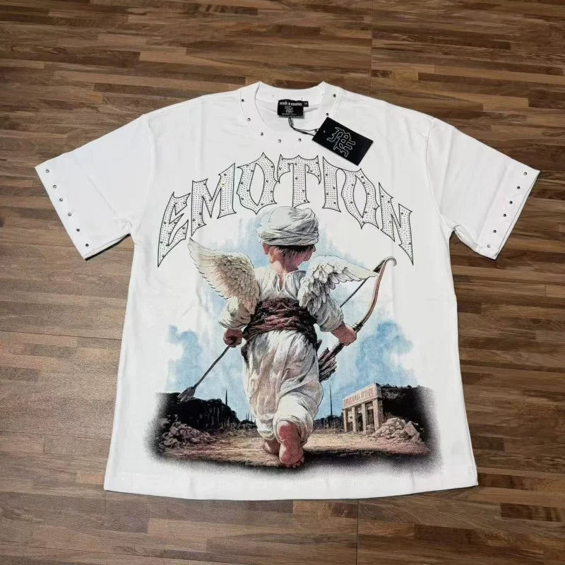 Mixed Emotion Streetwear Angel T shirts