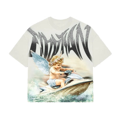 Mixed Emotion Streetwear Angel T shirts