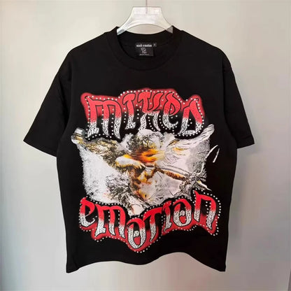 Mixed Emotion Streetwear Angel T shirts