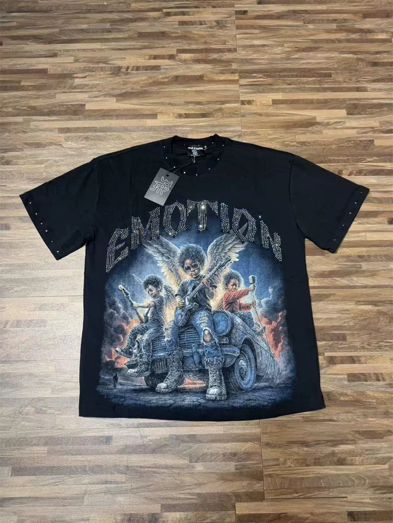 Mixed Emotion Streetwear Angel T shirts