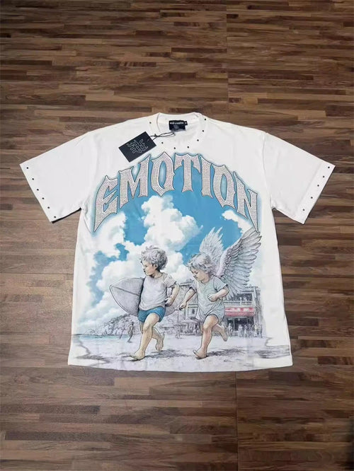 Mixed Emotion Streetwear Angel T shirts